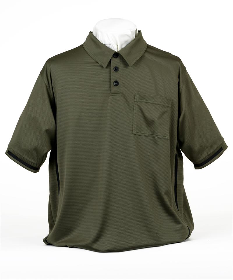RARE Authentic MLB Umpire Polo Shirt Stitched #47 and MLB Logo Sz M